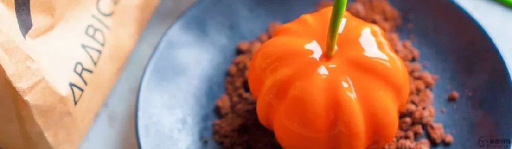 夏季甜品教程分享--“南瓜”芝士芒果椰子蛋糕