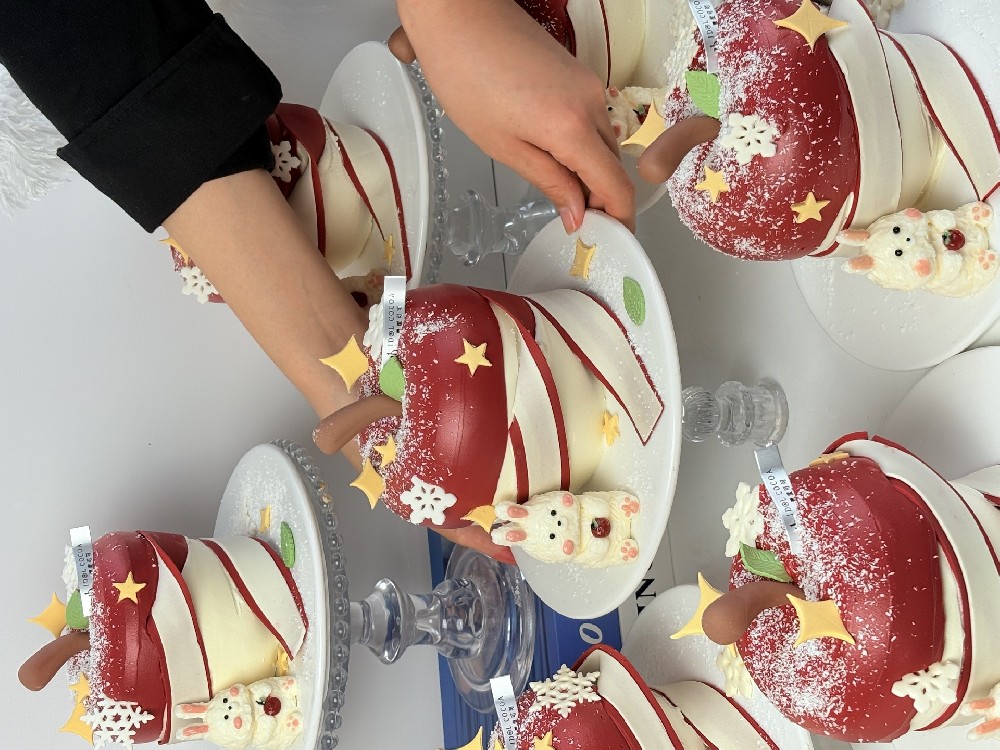 蛋糕版本🍎结构苹果来啦🍹